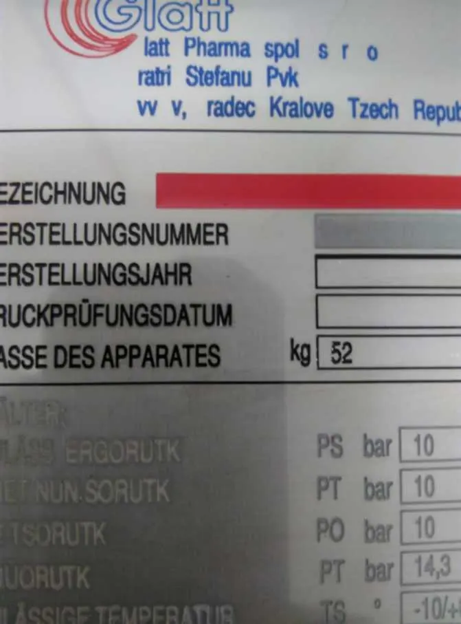 Výrobní štítek – leptaná nerez