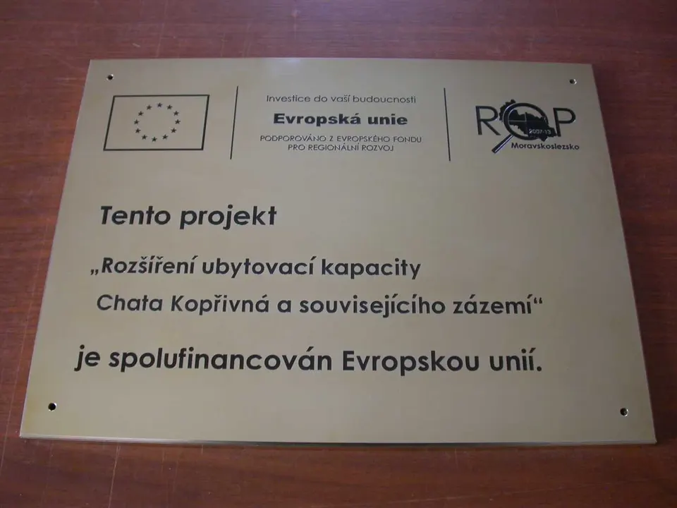 Tabulka projektu EU